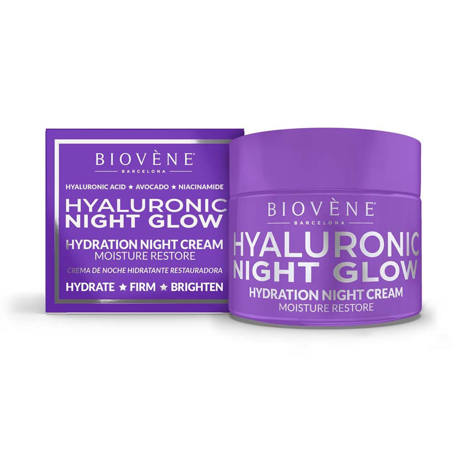 BIOVÈNE HYALURONIC NIGHT GLOW crema notte idratante riparatrice 50 ml