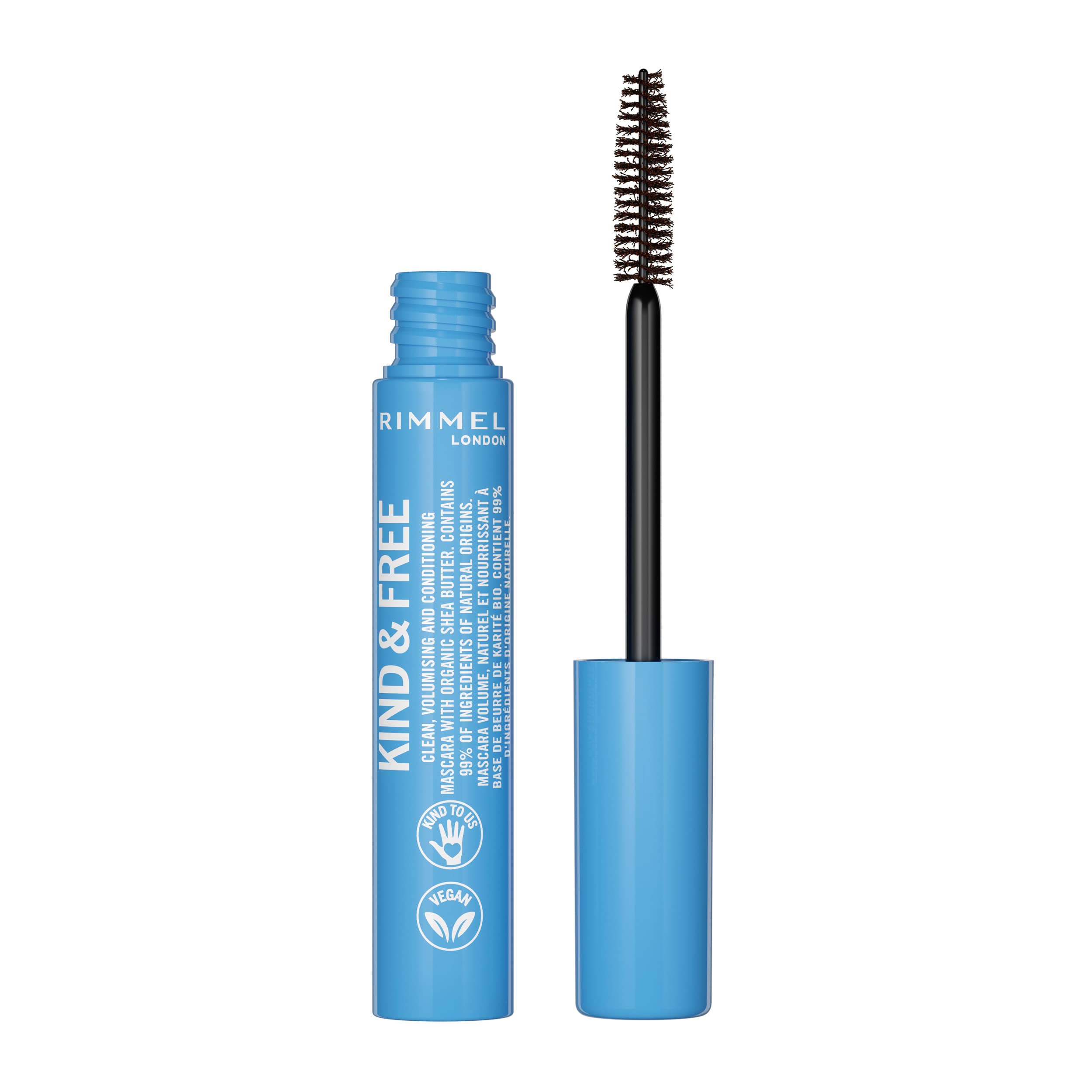 RIMMEL LONDON KIND & FREE MASCARA ALLUNGACIGLIA #02-nero marrone 9.5 ml
