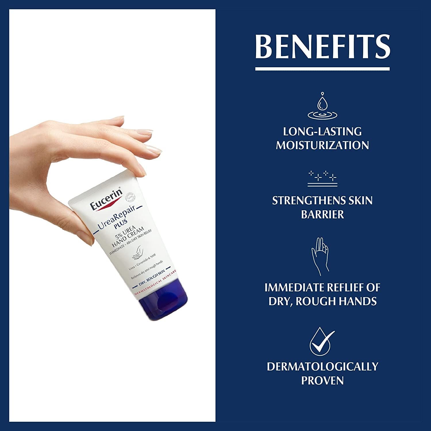 EUCERIN UREAREPAIR PLUS CRÈME MAINS 5% URÉE LOT 2 x 75 ml