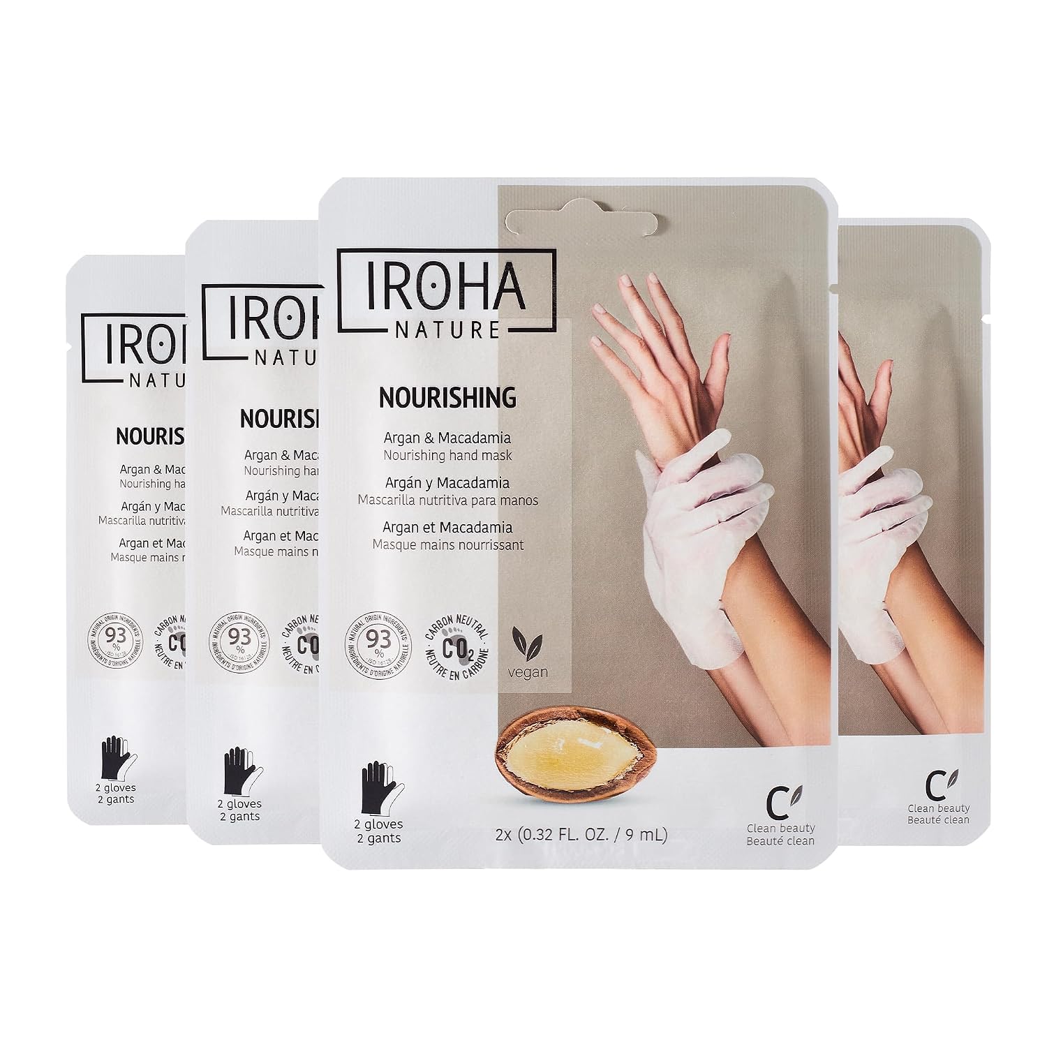 IROHA ARGAN & MACADAMIA maschera mani nutriente 1 u