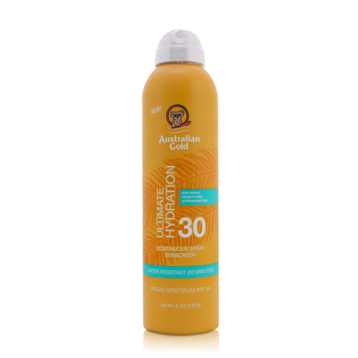 AUSTRALIAN GOLD SPRAY AUTOABBRONZANTE ISTANTANEO RESISTENTE ALL'ACQUA SPF30 177 ml