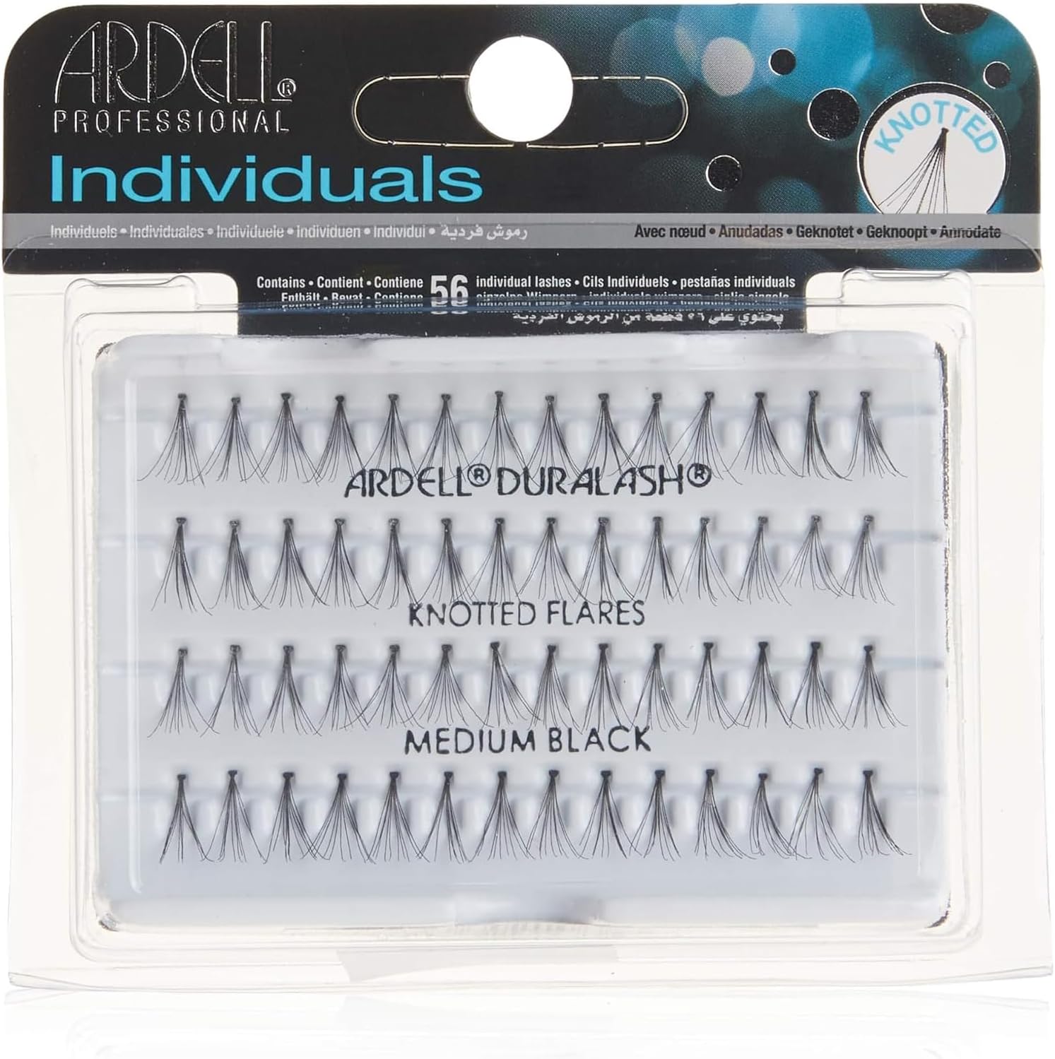 ARDELL INDIVIDUALS ciuffetti annodati #medium nero 56 pz