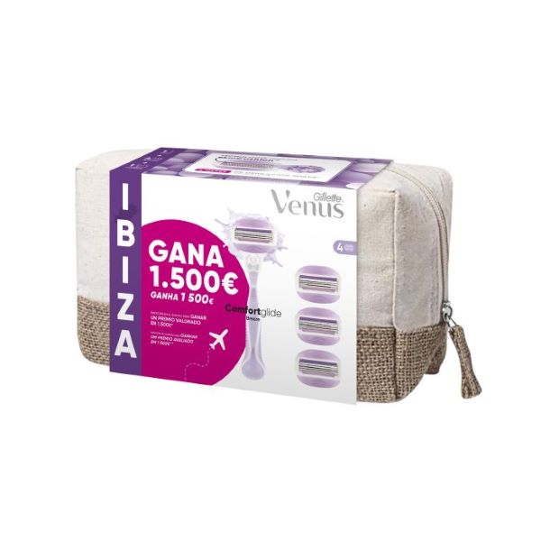 GILLETTE VENUS BREEZE IBIZA TROUSSE DE TOILETTE rasoir + 4 recharges