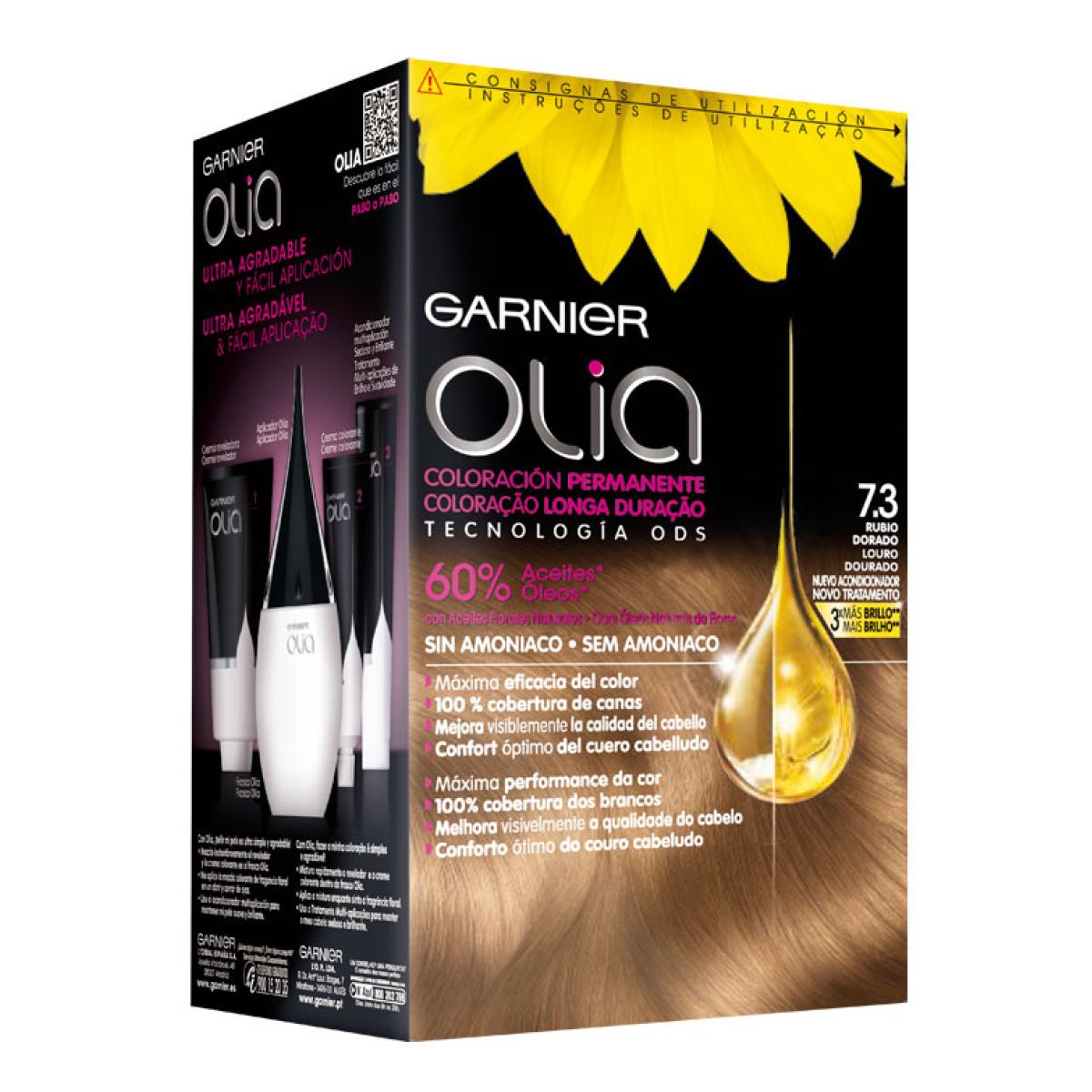 GARNIER OLIA colorazione permanente #7,3-biondo scuro dorato 1 pz