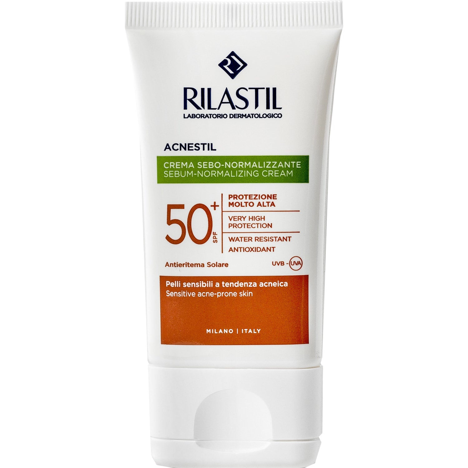 RILASTIL SUN SYSTEM acnestil fotoprotector solar anti-imperfecciones SPF50+ 40 ml