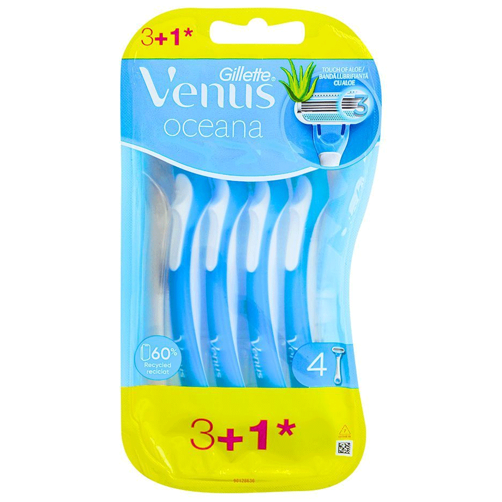 GILLETTE VENUS OCEANA disposable razors 4 units