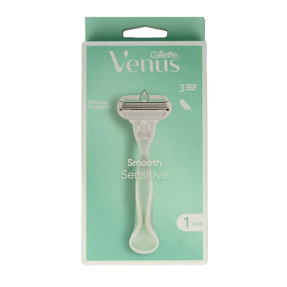 GILLETTE VENUS SMOOTH SENSITIVE razor + 1 refill
