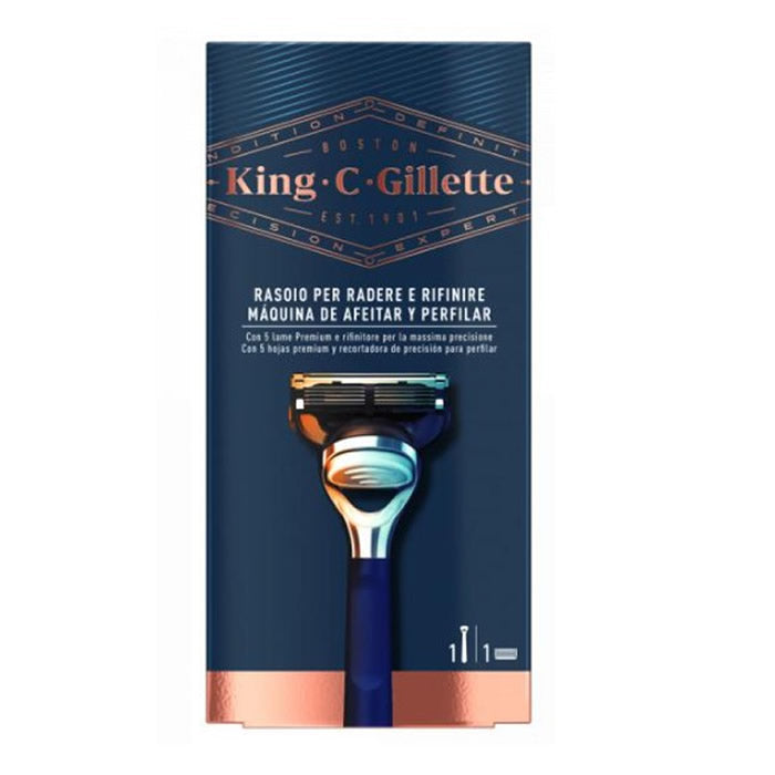 Rasoir de rasage et de précision GILLETTE KING 1 pc