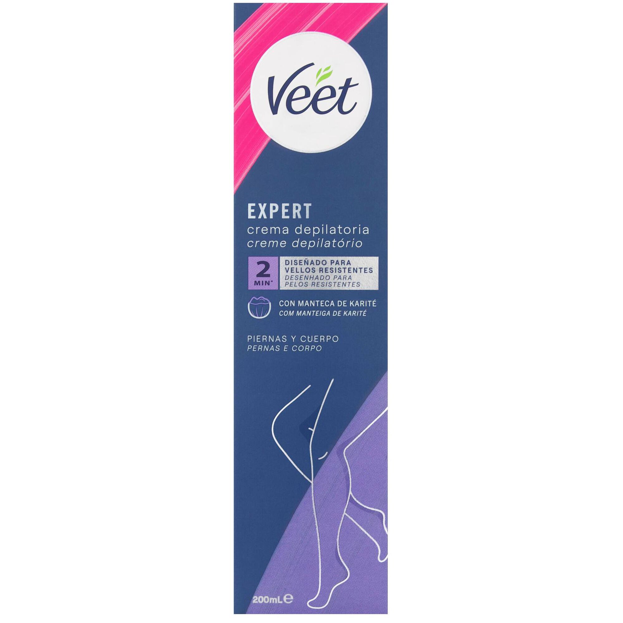 Crème dépilatoire VEET EXPERT JAMBES ET CORPS 200 ml