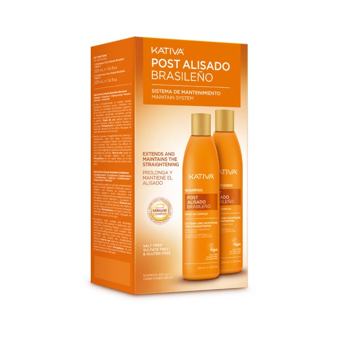 KATIVA PROFESIONAL POST ALISADO BRASILEÑO LOTE 3 pz