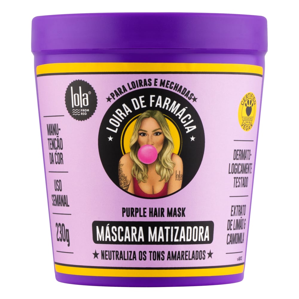 LOLA COSMETICS Loira de Farmácia Maschera Matizadora 230 ml