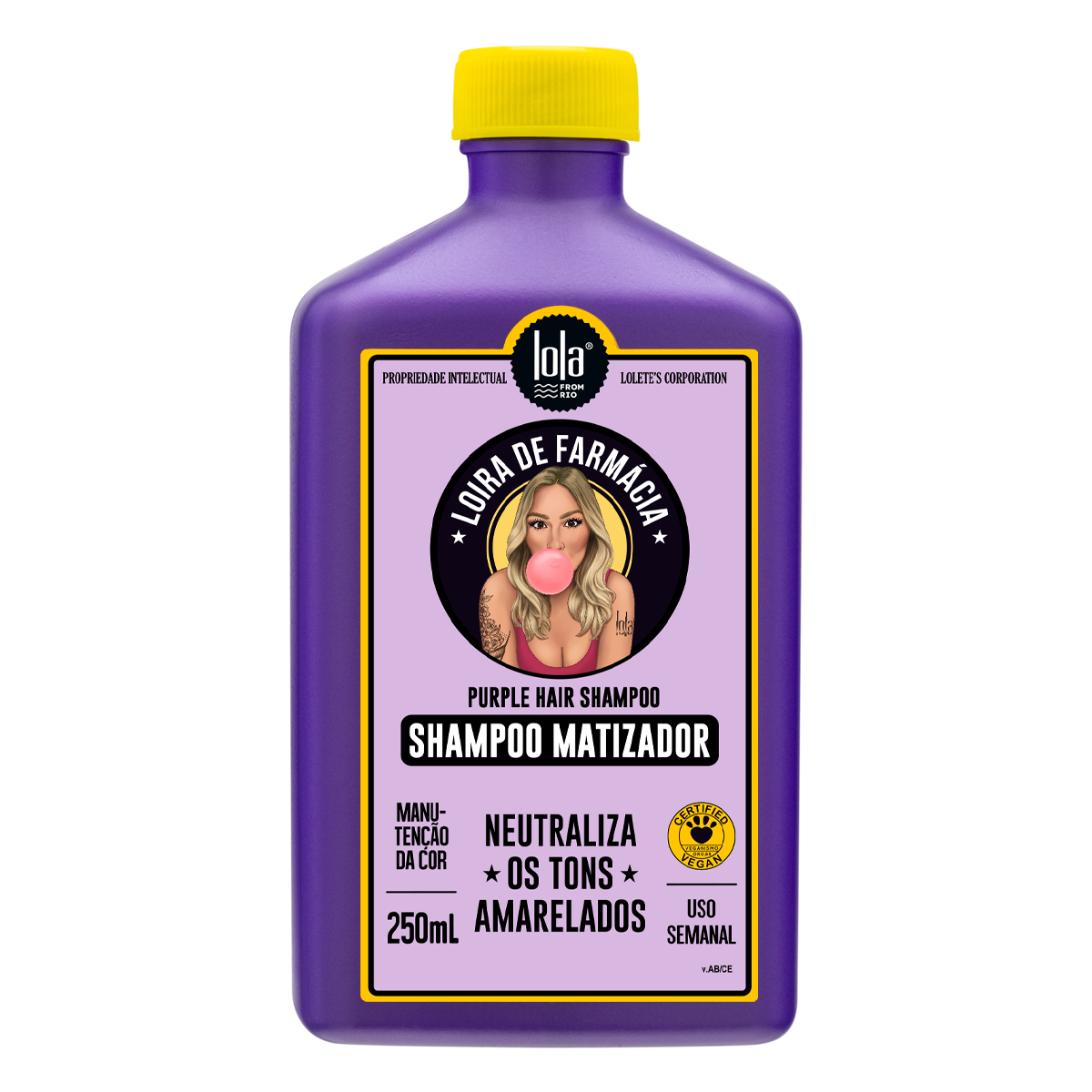 LOLA COSMETICS Loira de Farmácia Shampoo Matizador 250 ml