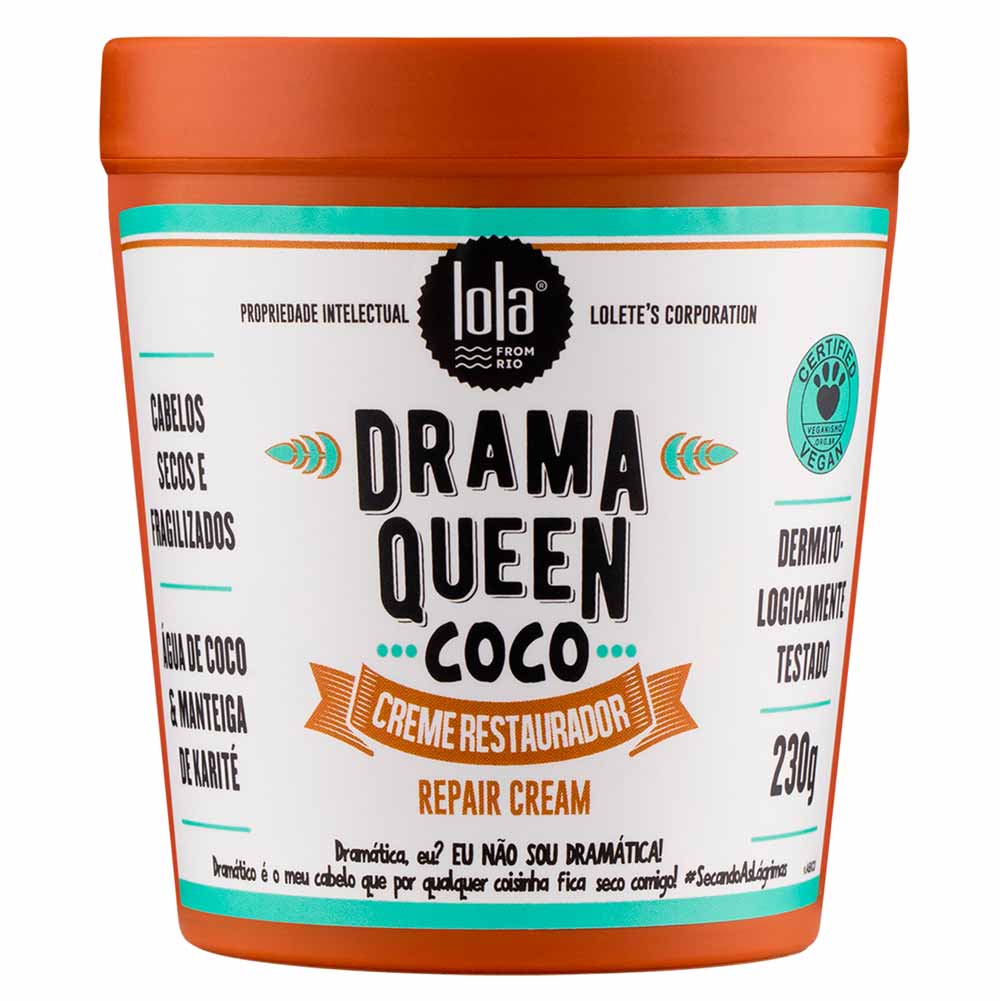 LOLA COSMETICS DRAMA QUEEN COCO maschera riparatrice 230 gr