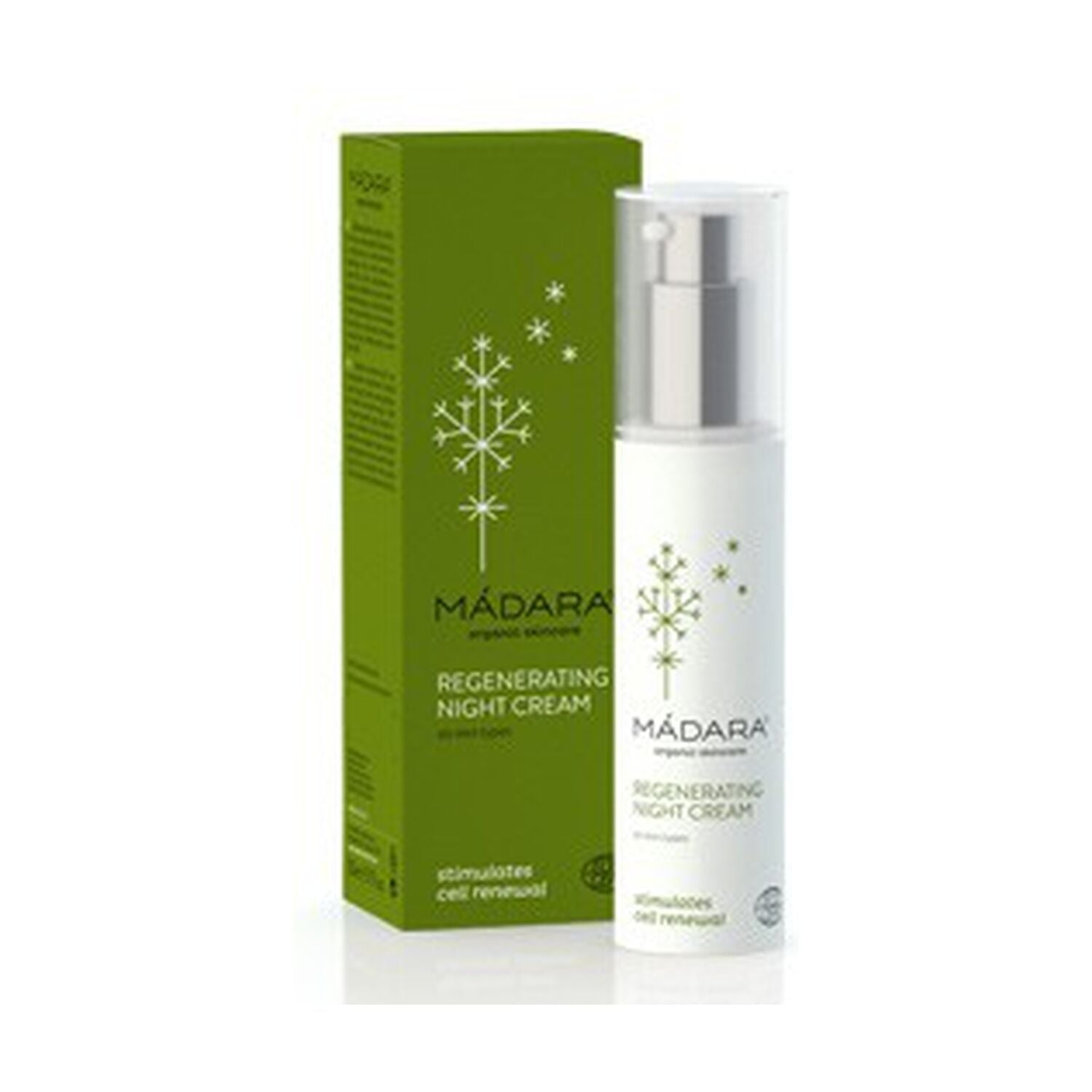 MÁDARA SOINS BIO RÉGÉNÉRANT crème de nuit tout type de peaux 50 ml