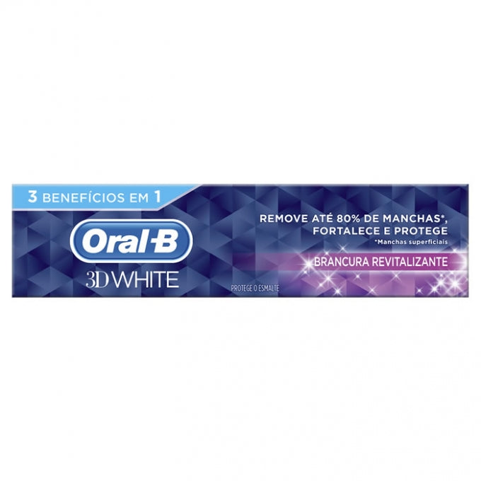 ORAL-B 3D WHITE BLANCHISSEUR REVITALISANT dentifrice 75 ml
