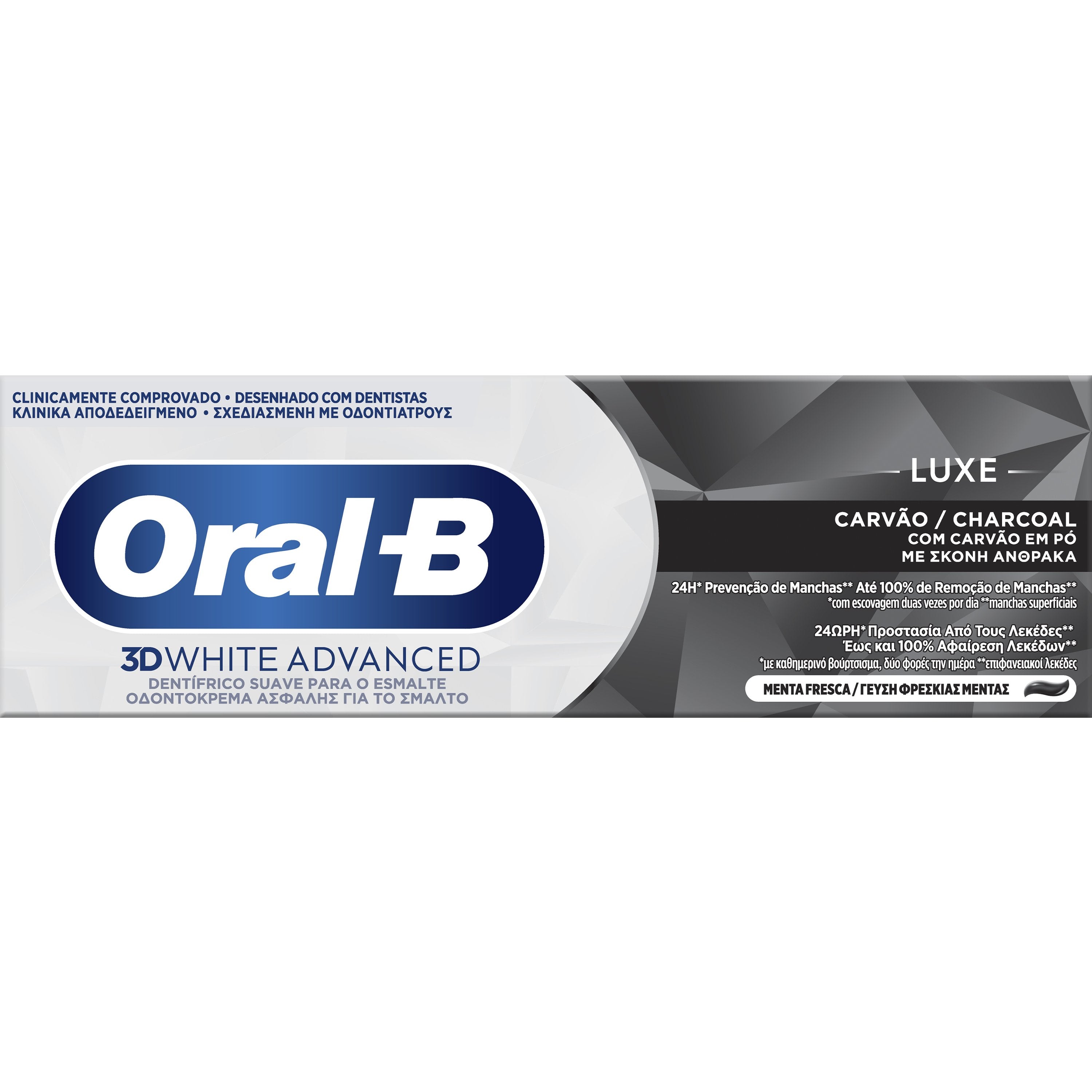 ORAL-B 3D WHITE LUXE charcoal toothpaste 75 ml