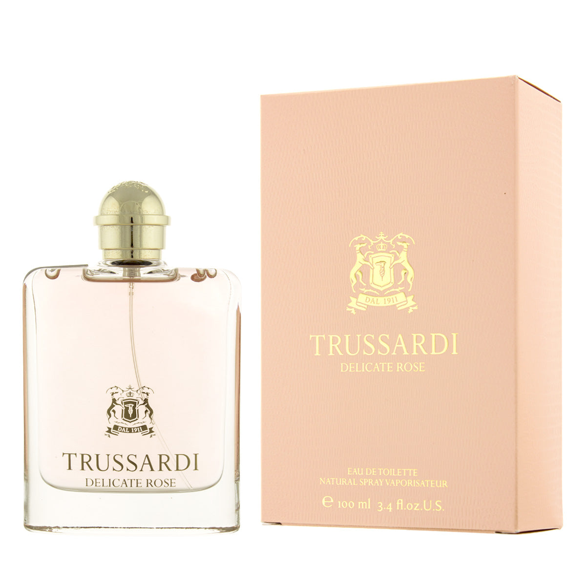 TRUSSARDI DELICATE ROSE eau de toilette spray 100 ml