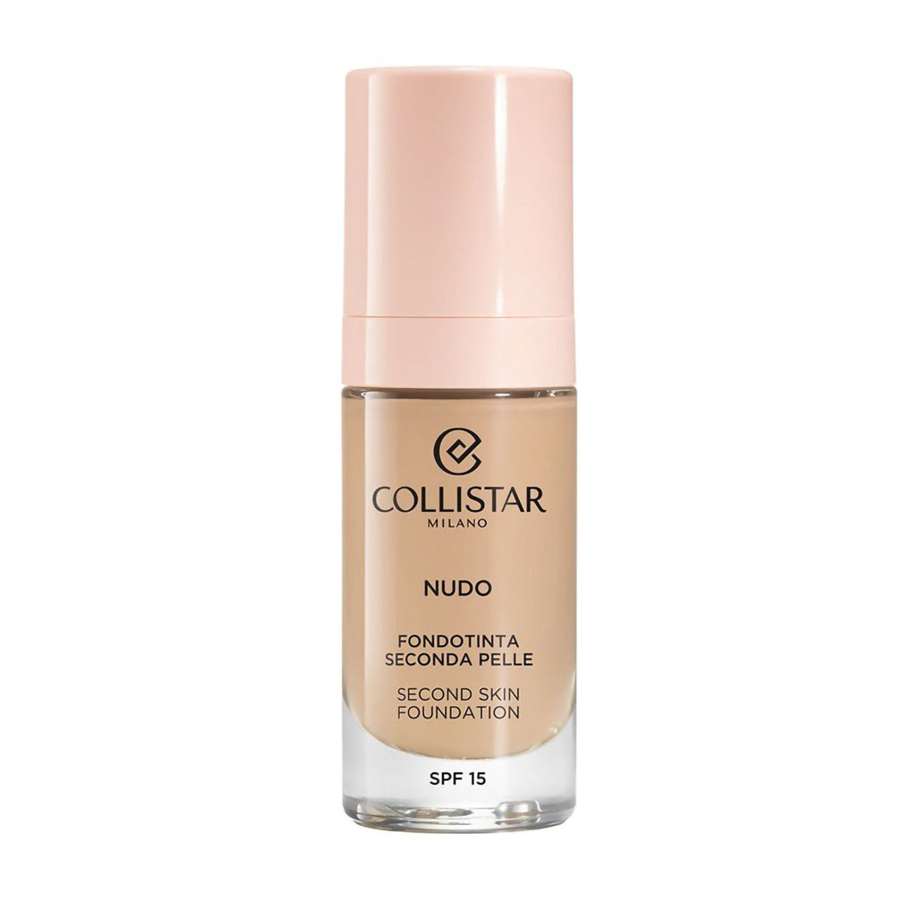 COLLISTAR NUDO fondotinta seconda pelle SPF15 #2R-beige rosato 30 ml