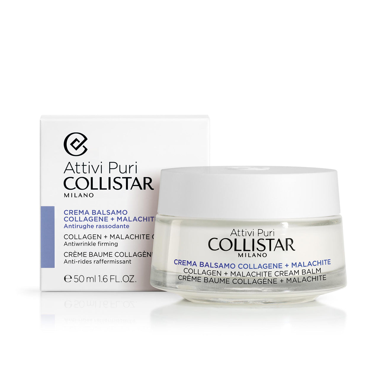 COLLISTAR ATTIVI PURI crema balsamo collagene + malachite 50 ml