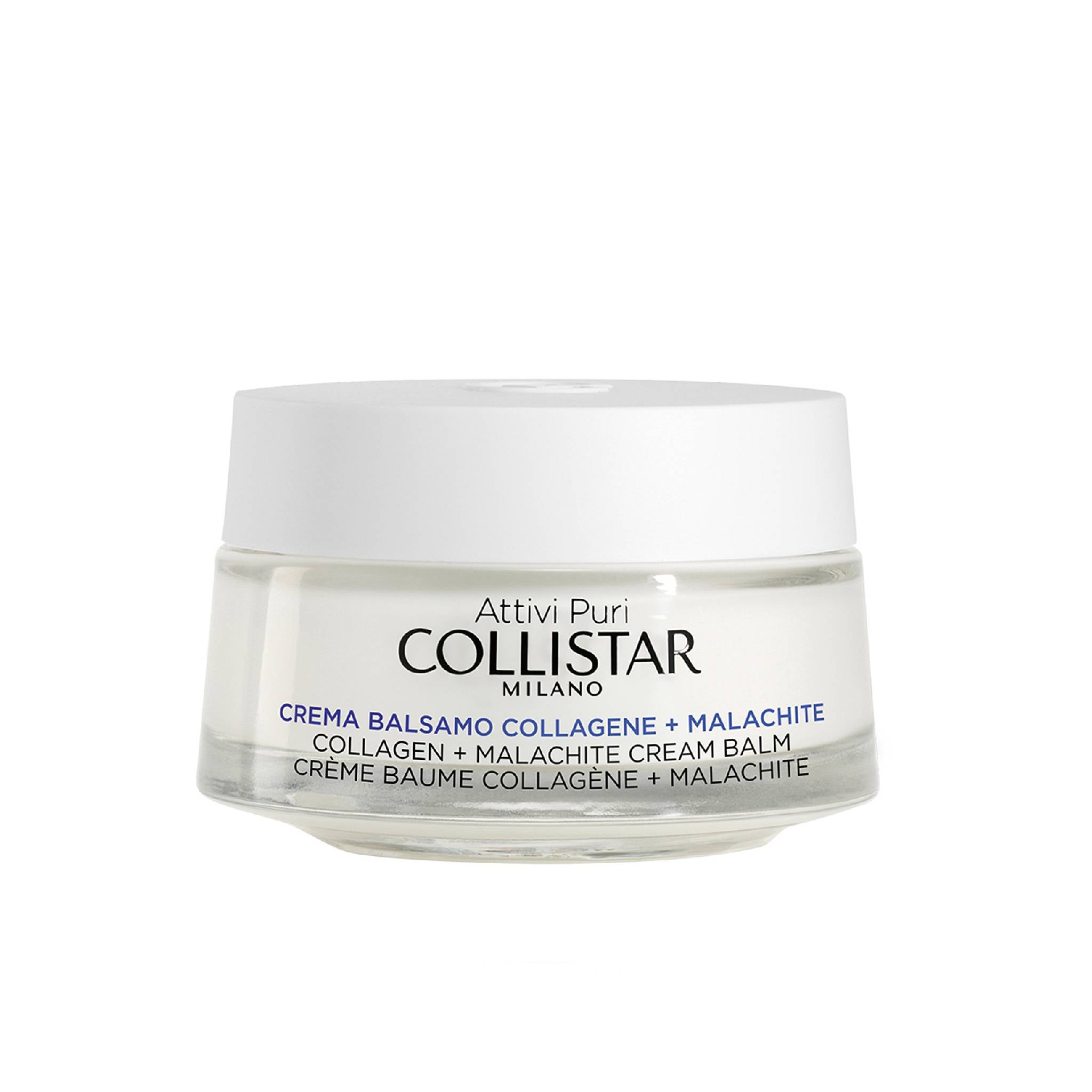COLLISTAR ATTIVI PURI crema balsamo collagene + malachite 50 ml