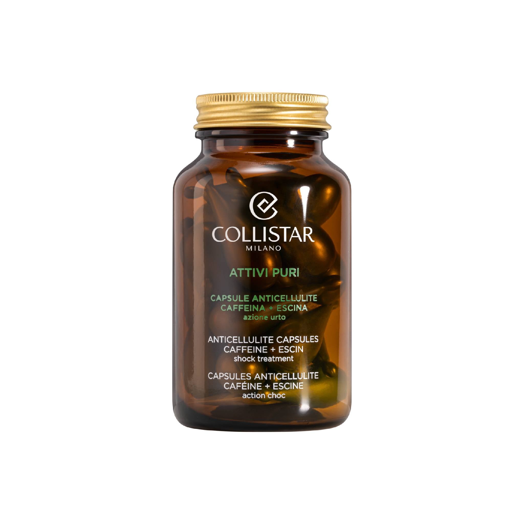 COLLISTAR ATTIVI PURI anti-cellulite capsules caffeine + escin 14 u