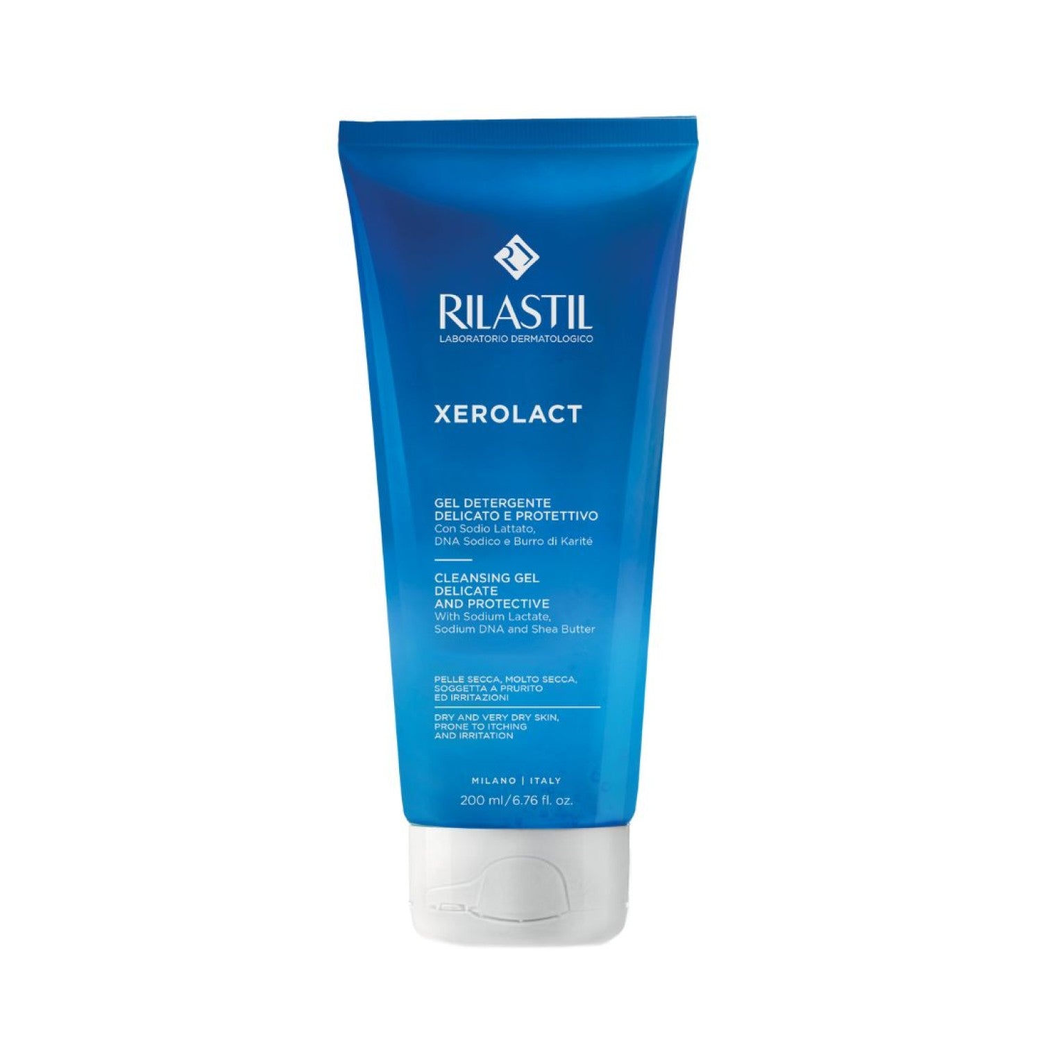 RILASTIL XEROLACT delicate and protective cleansing gel 200 ml