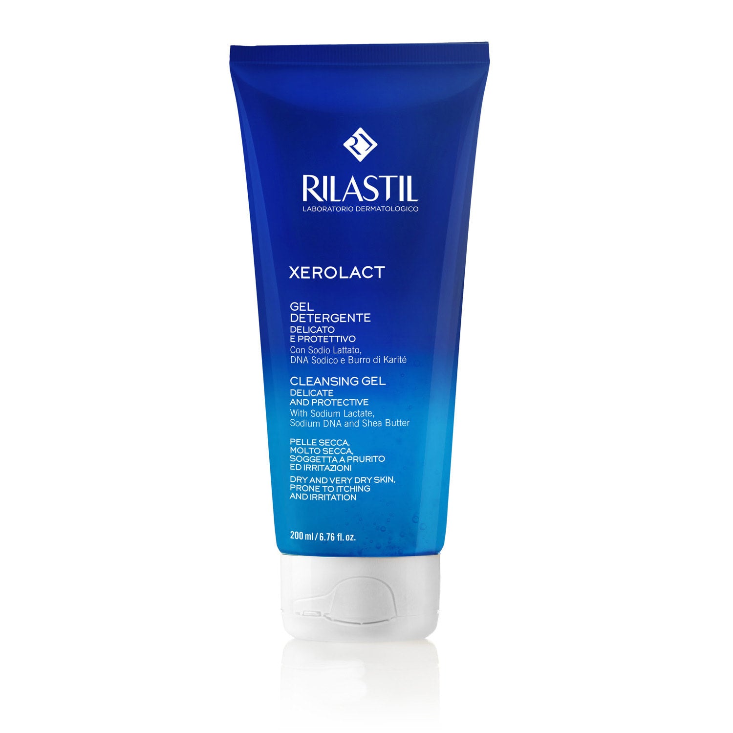 RILASTIL XEROLACT delicate and protective cleansing gel 200 ml
