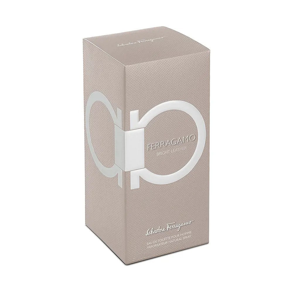 SALVATORE FERRAGAMO FERRAGAMO BRIGHT LEATHER UOMO eau de toilette spray 100 ml