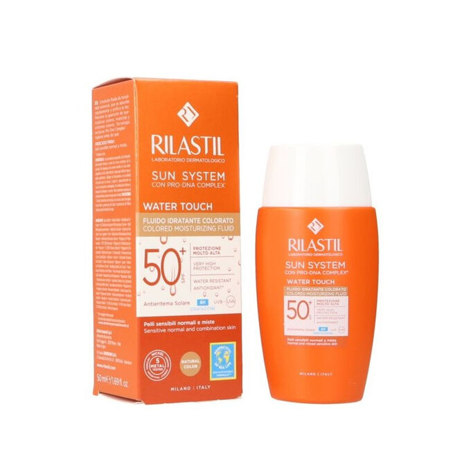 RILASTIL SUN SYSTEM SPF50+ water touch colorato 50 ml