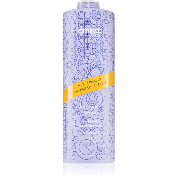 AMIKA BUST YOUR BRASS repairing shampoo for blonde hair 1000 ml