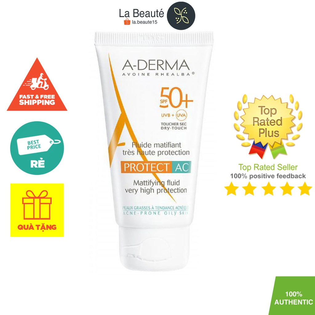 A-DERMA Aderma Protect Ac Crema Matificante Spf50+ 40 Ml
