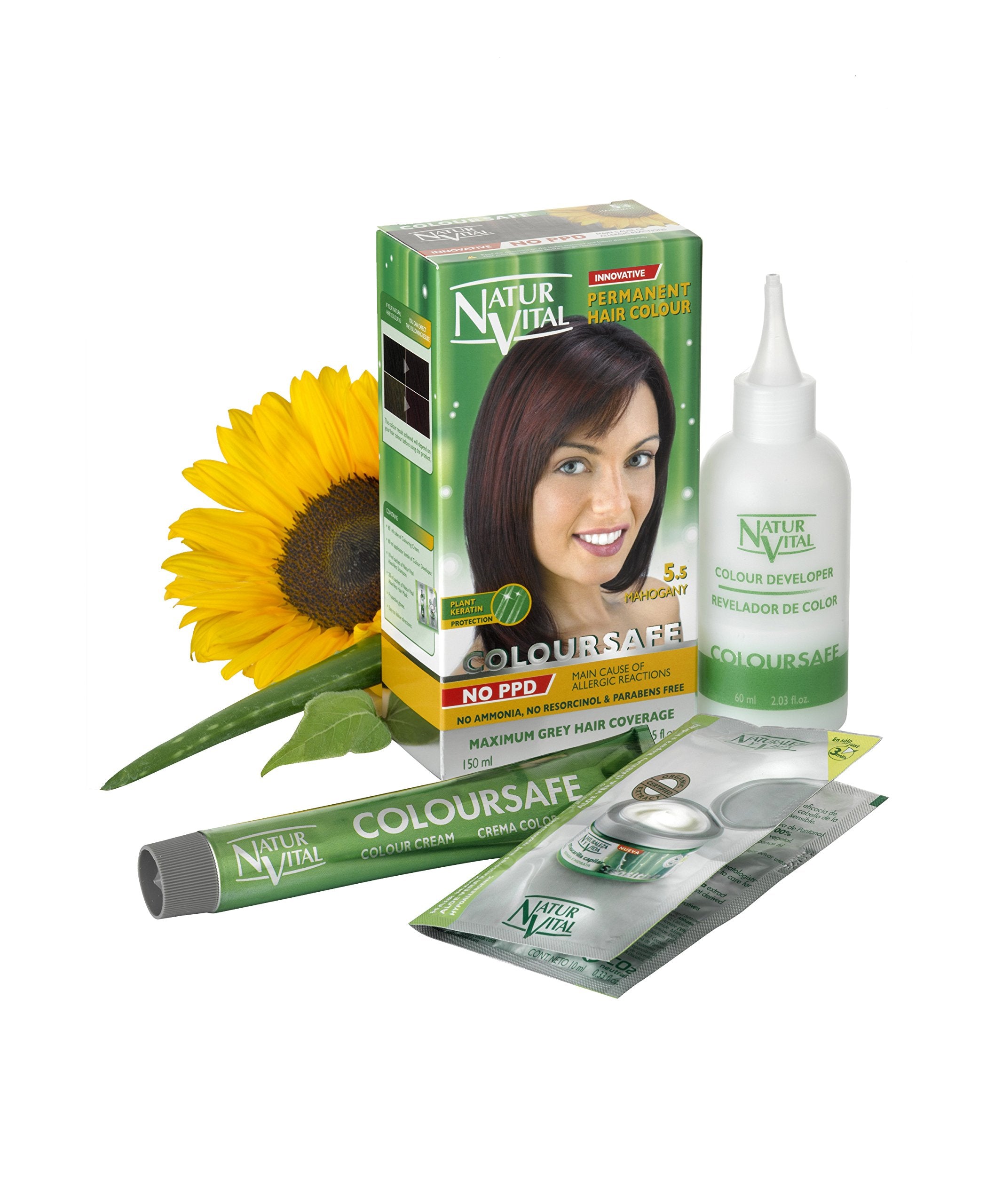 NATUR VITAL COLOURSAFE permanent dye #1-black