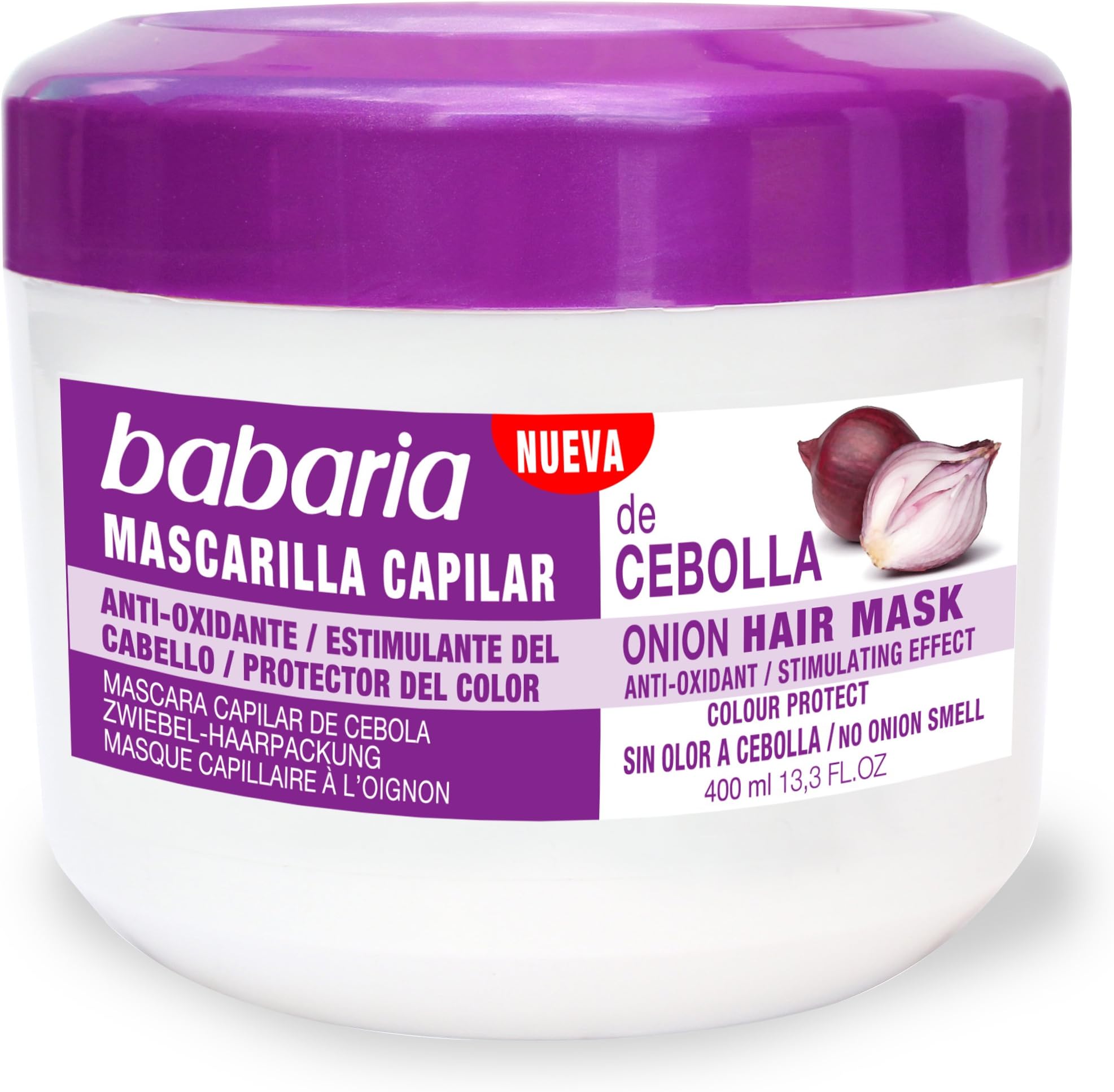 BABARIA CEBOLLA mask capilar antioxidante 400 ml