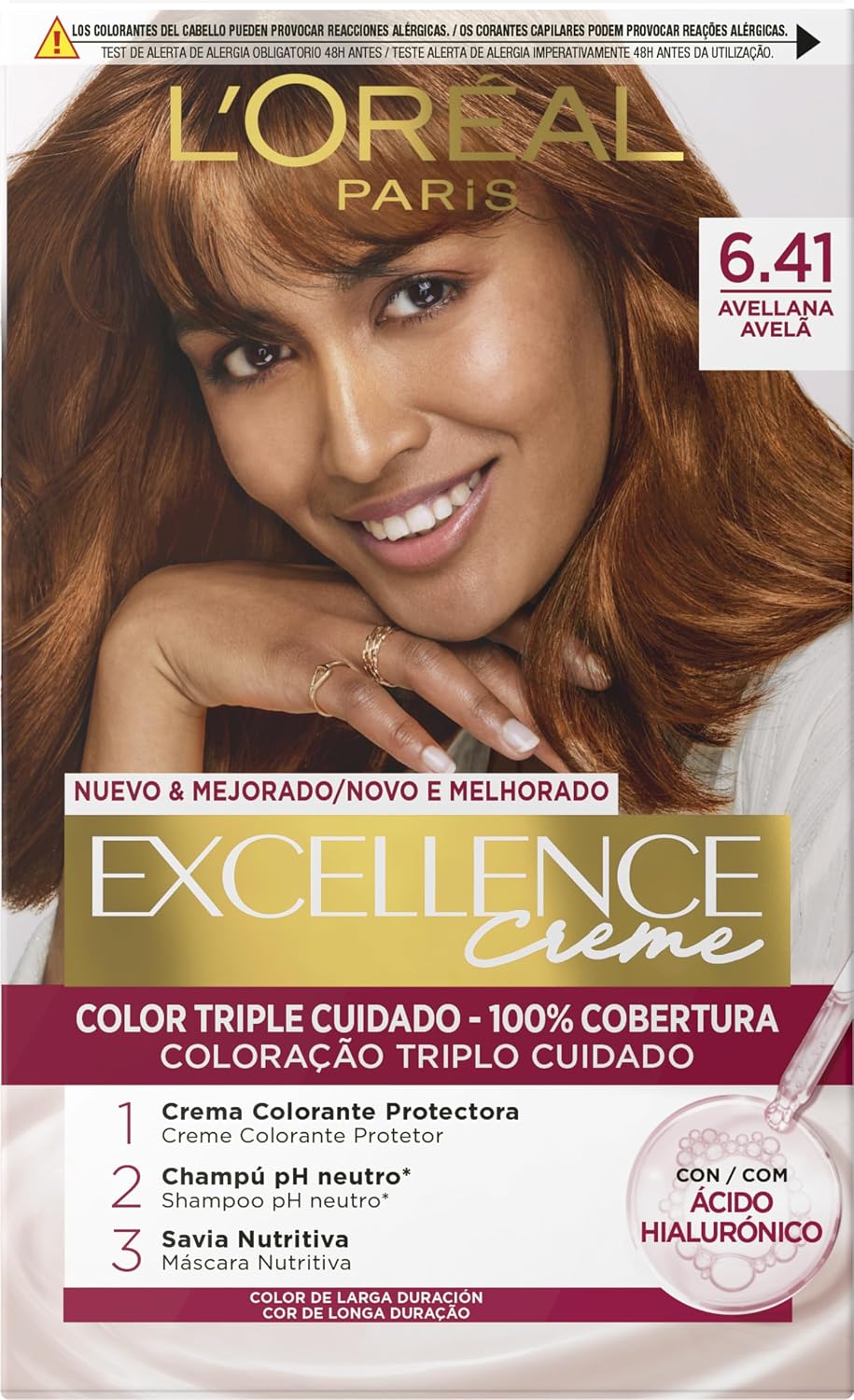 L'ORÉAL PARIS EXCELLENCE Creme tinta #6.41-nocciola 192 ml