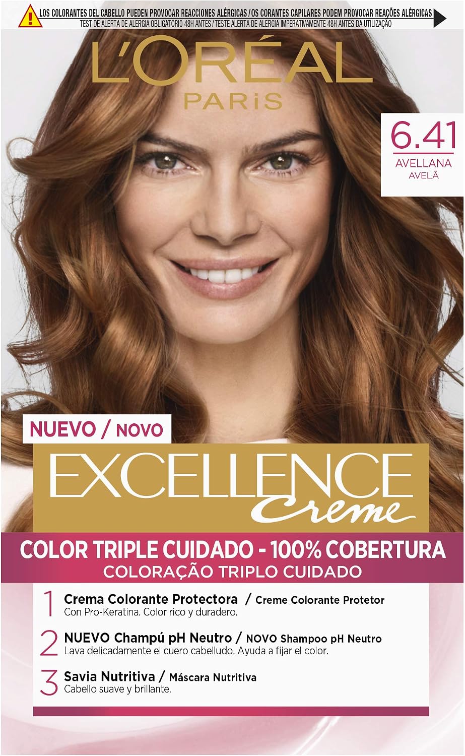 L'ORÉAL PARIS EXCELLENCE Creme tinta #6.41-nocciola 192 ml