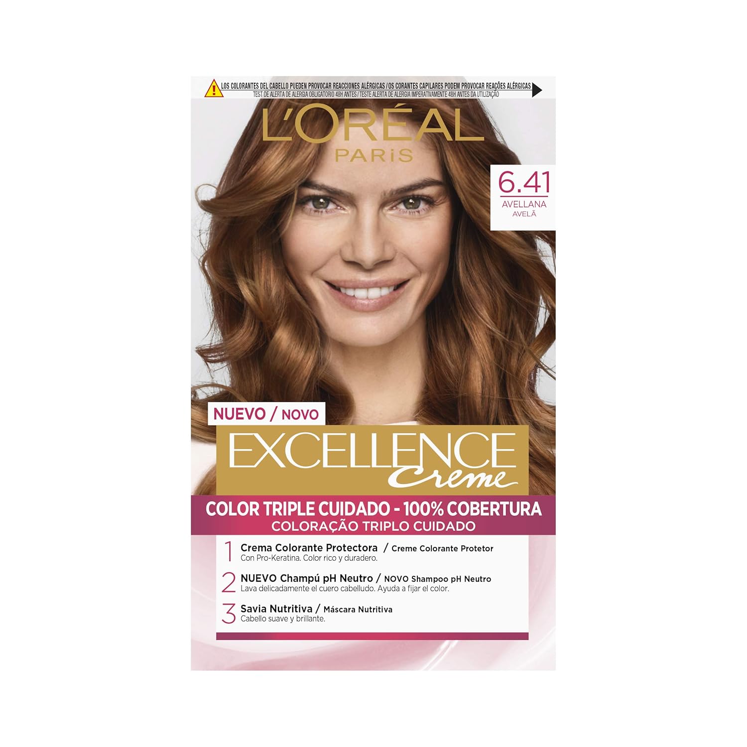 L'ORÉAL PARIS EXCELLENCE Creme tinta #6.41-nocciola 192 ml