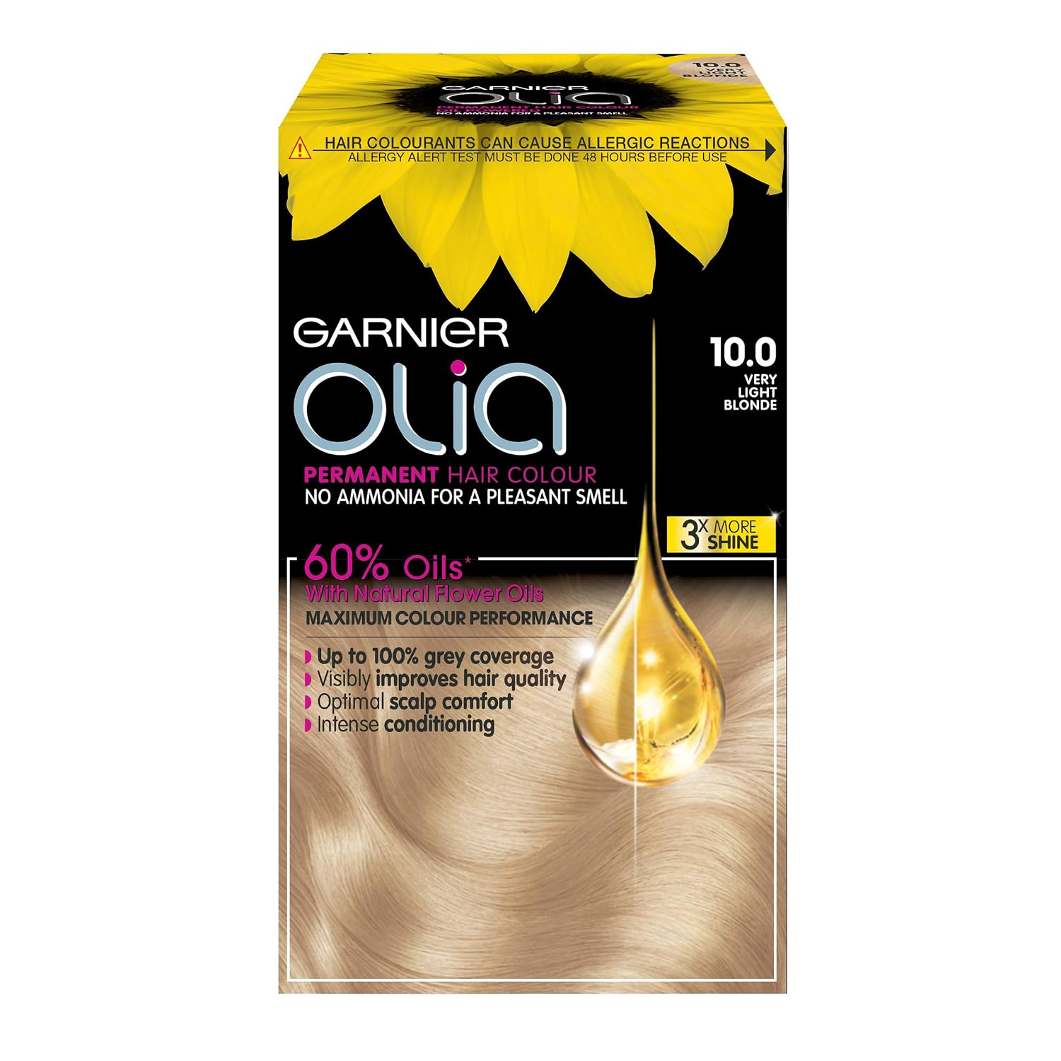GARNIER OLIA colorazione permanente senza ammoniaca #9.0-biondo chiarissimo 1 pz
