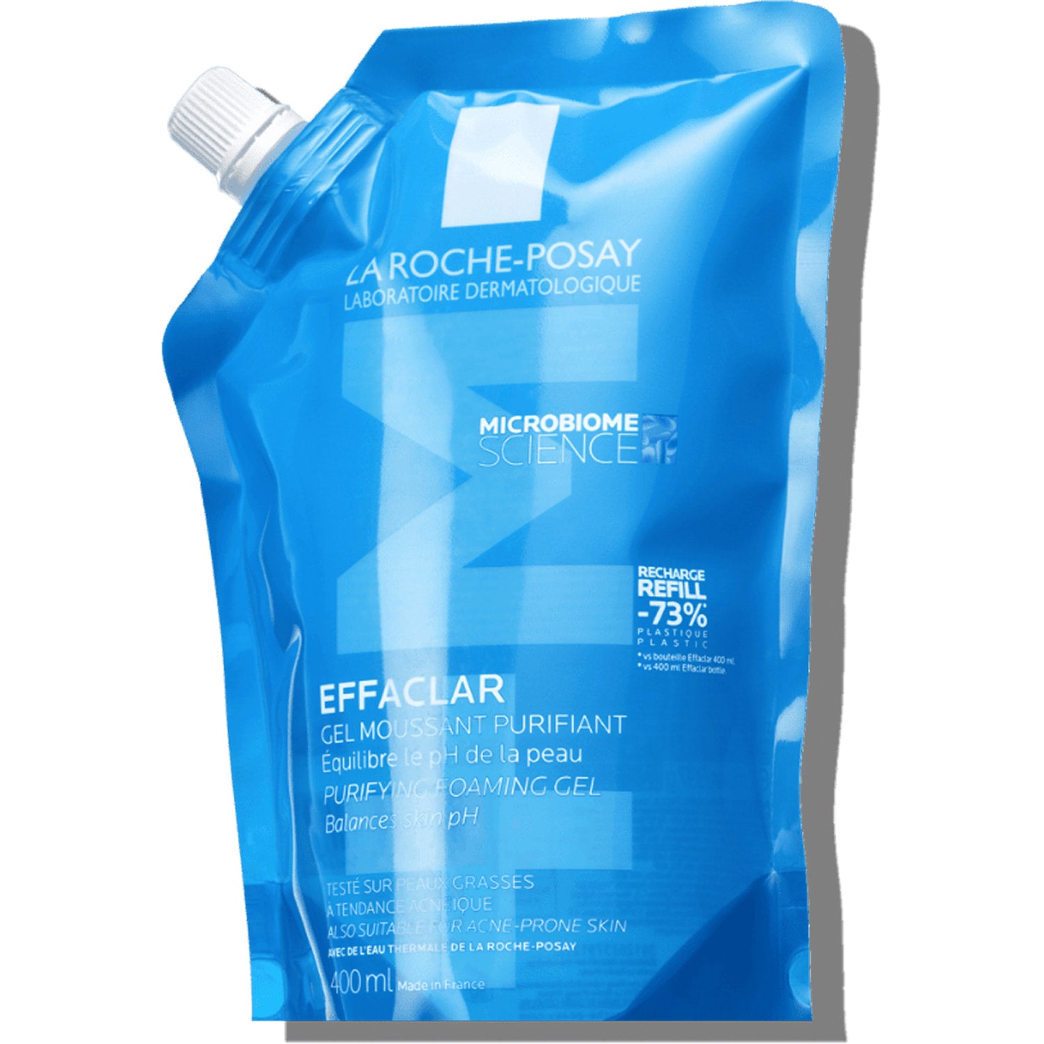 LA ROCHE POSAY EFFACLAR gel detergente purificante schiumogeno ricarica 400 ml