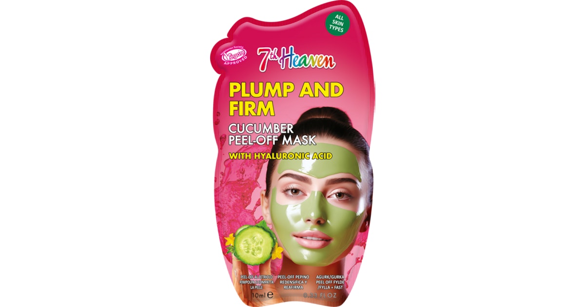 7TH HEAVEN MASQUE PEEL-OFF REPULPANT ET RAFFERMISSANT concombre à l'acide hyaluronique 10 ml