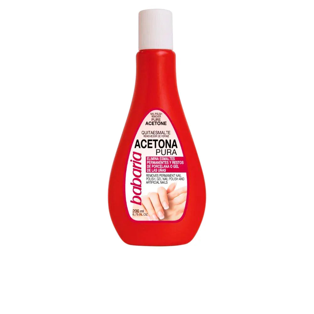 BABARIA ACETONA PURA esmaltes y geles permanentes 200 ml