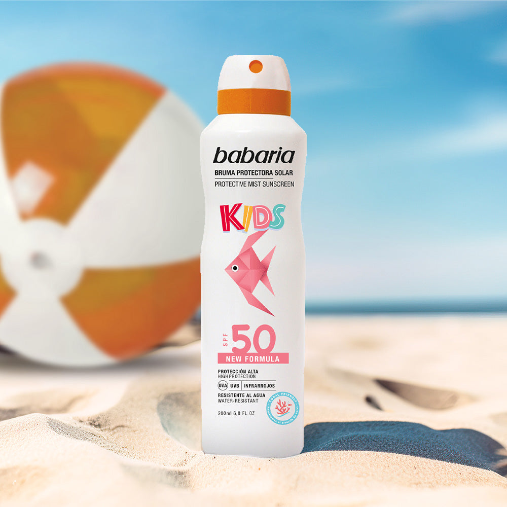 BABARIA SOLAR INFANTIL SPF50 bruma protectora spray 200 ml