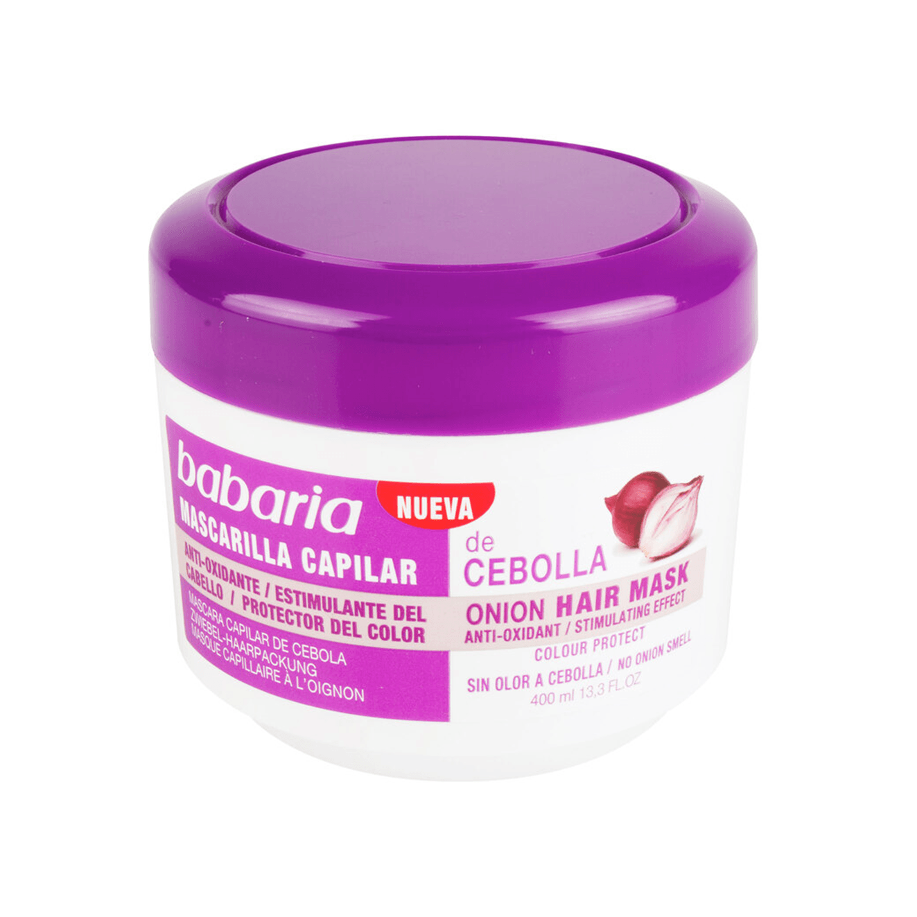 BABARIA CEBOLLA mask capilar antioxidante 400 ml