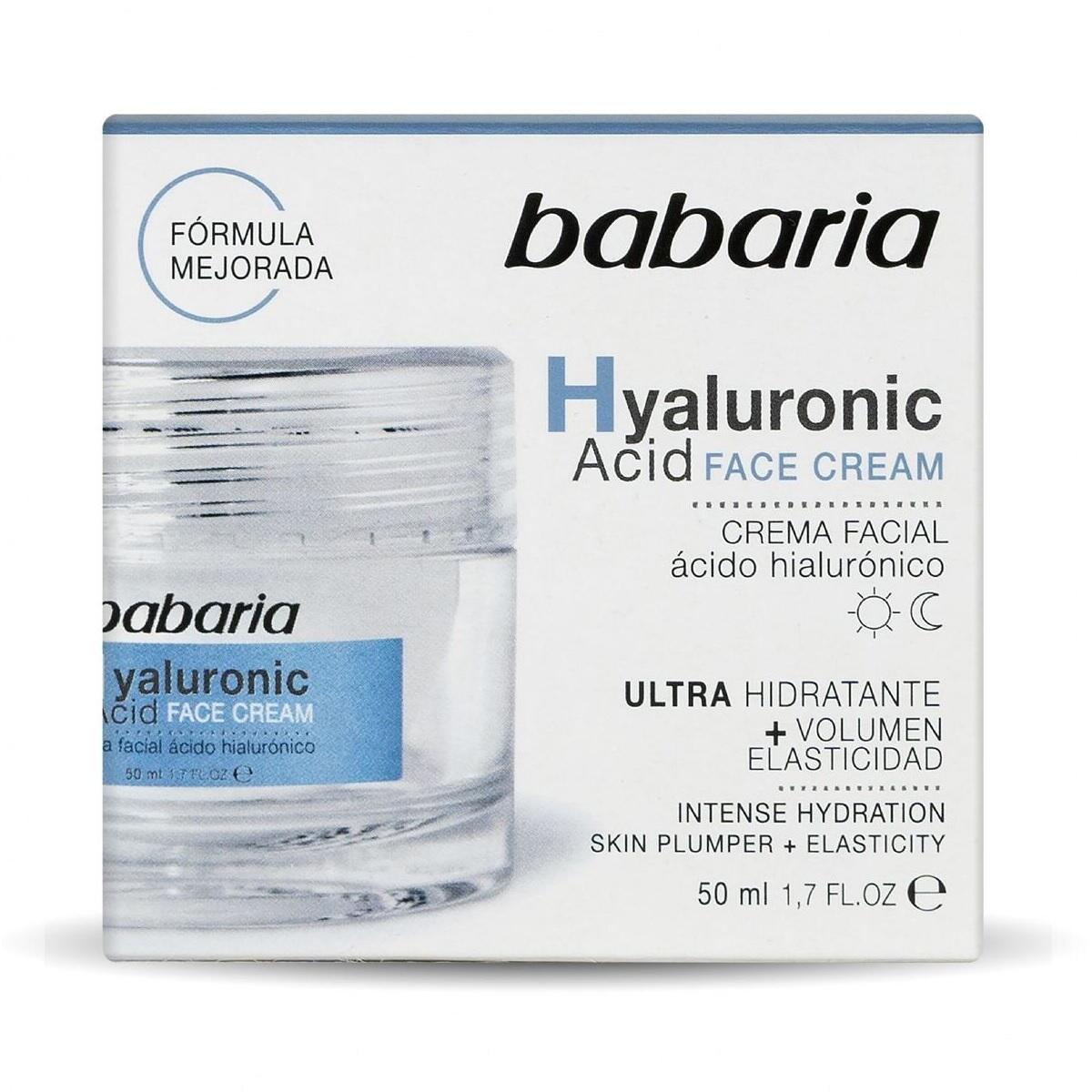 BABARIA ACIDE HYALURONIQUE crème visage ultra-hydratante 50 ml