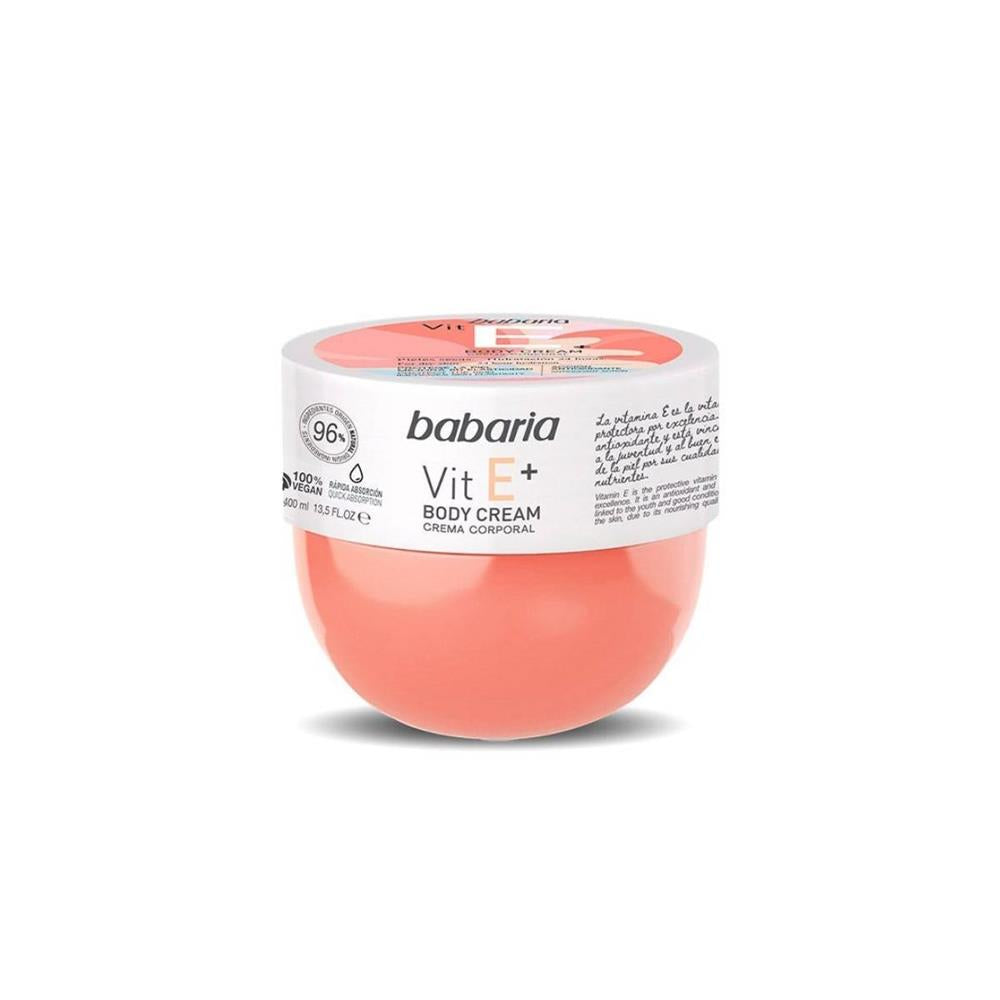 BABARIA VITAMIN E+ body cream 100% vegan 400 ml