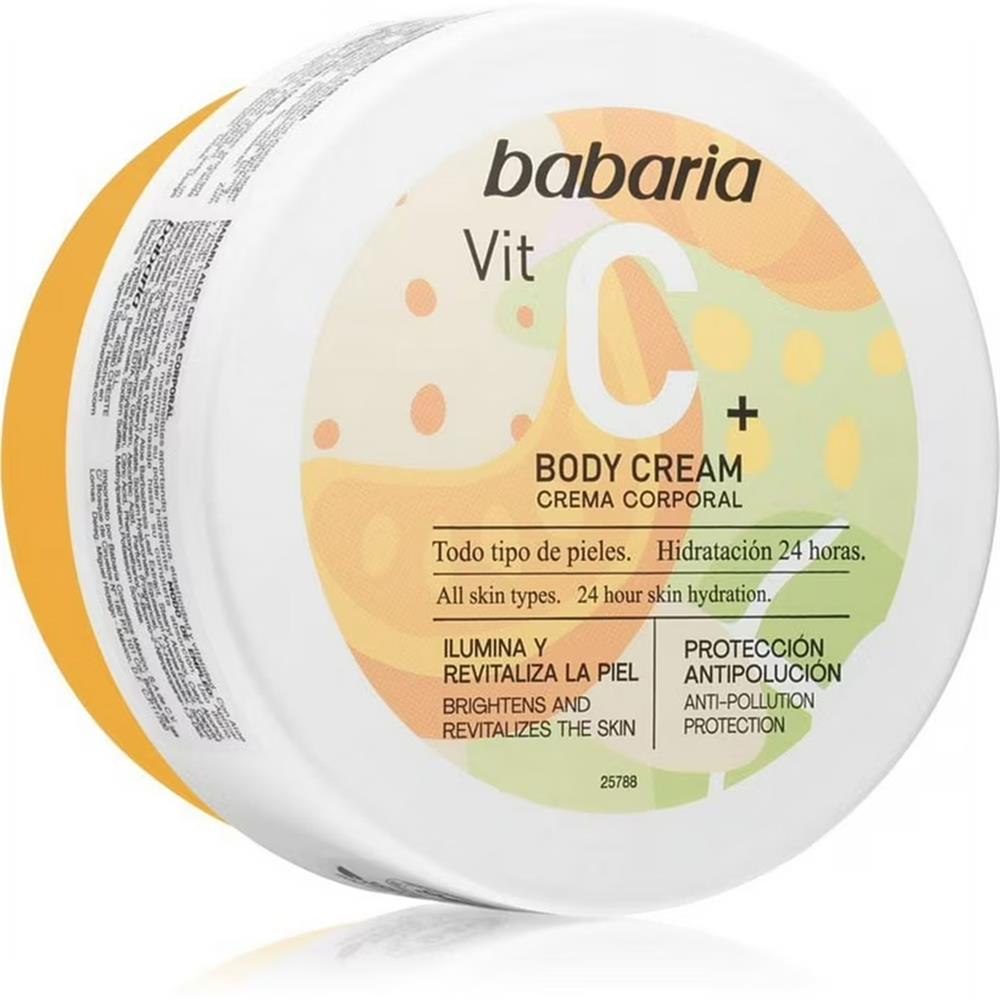 BABARIA VITAMIN C+ body cream 100% vegan 400 ml