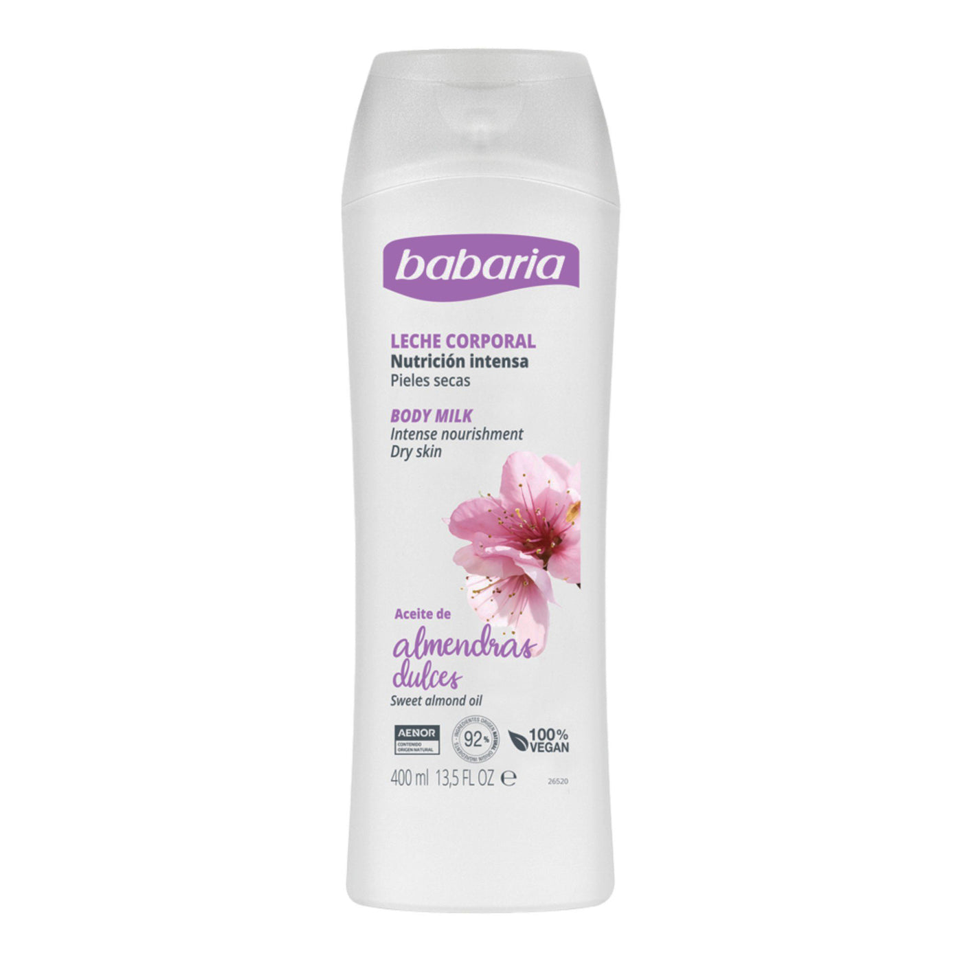 BABARIA LATTE CORPO MANDORLA PELLE SECCA 400 ml