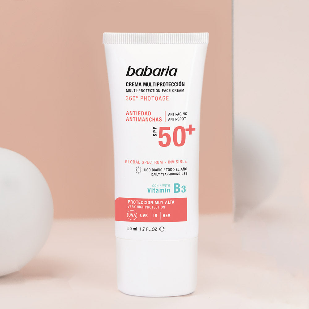 BABARIA SOLARE MULTIPROTEZIONE crema antimacchie SPF50+ 50 ml
