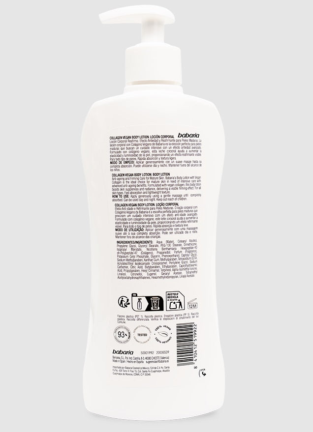 BABARIA COLLAGEN loción corporal 400 ml