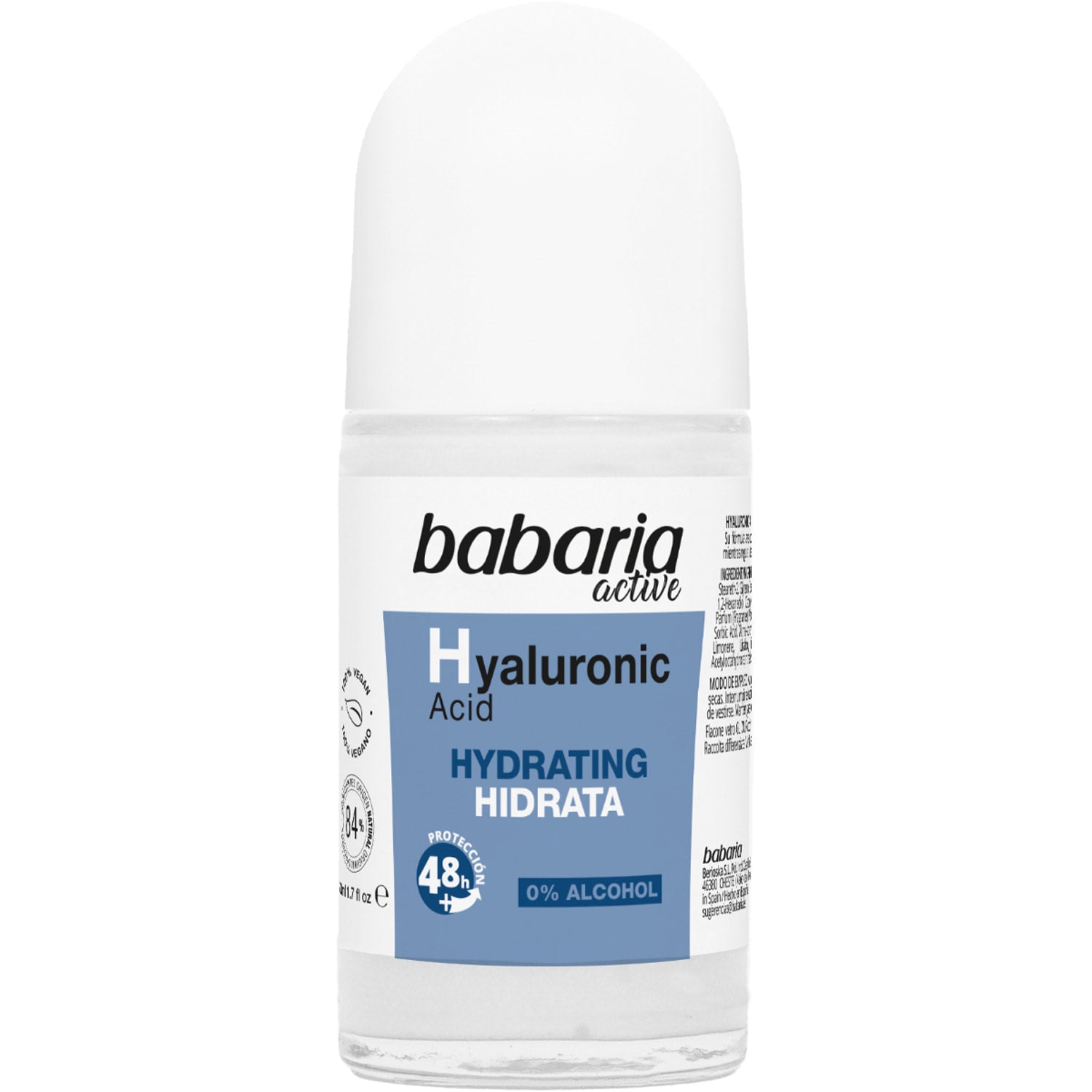 BABARIA HYALURONIC ACID desodorante roll-on 50 ml
