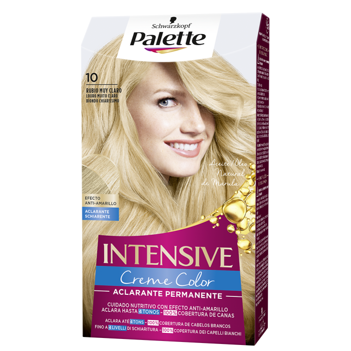 PALETTE INTENSIVE tinta #10 - biondo chiarissimo 1 pz